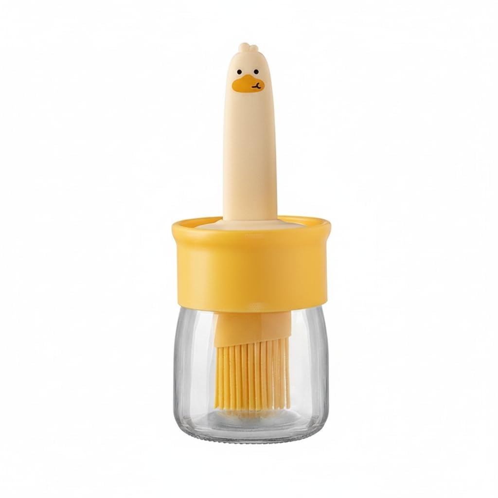 2-in-1 Oil Dispenser Bottle with Silicone Brush