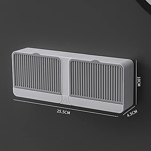 Wall Mounted Clamshell Soap Holder with Cover