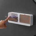 Wall Mounted Clamshell Soap Holder with Cover