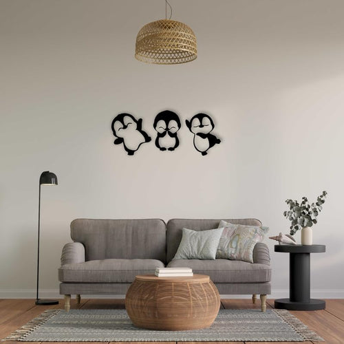 Cute Penguins Wall Art – Kids Room & Nursery Wall Decor