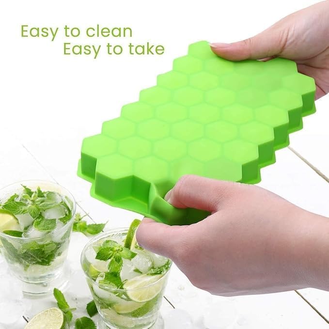 Facial Ice Roller & Silicone Ice Cube Tray Set