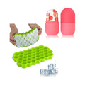 Facial Ice Roller & Silicone Ice Cube Tray Set