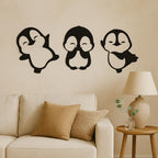 Cute Penguins Wall Art – Kids Room & Nursery Wall Decor