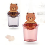 Teddy Bear Self-Adhesive Toothbrush Holder Set of 3