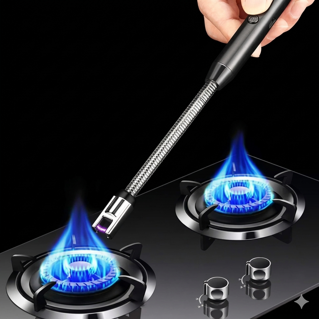USB Rechargeable Electric Gas Lighter