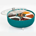 Rotating Masala Dabba Organizer with Airtight Containers
