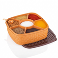 7-in-1 Square Spice Jar & Masala Box Storage Set