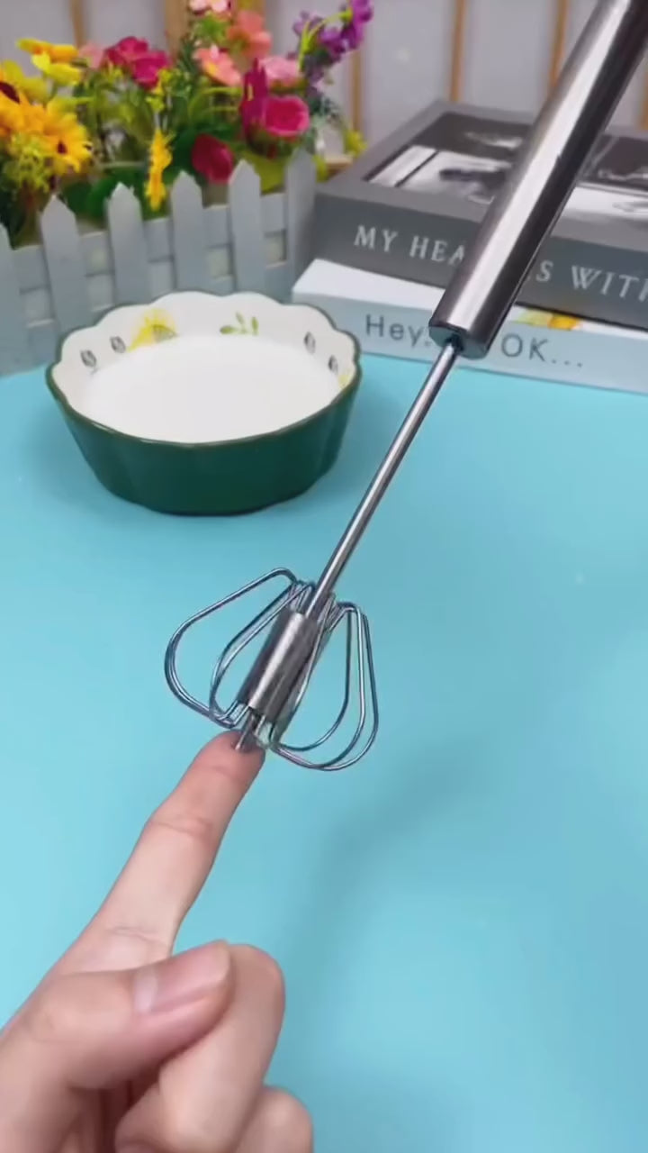 Hand Push Rotary Whisk Blender
