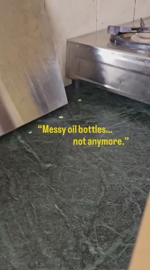 Leakproof Oil Dispenser Bottles with Pouring Spout (Pack of 2)